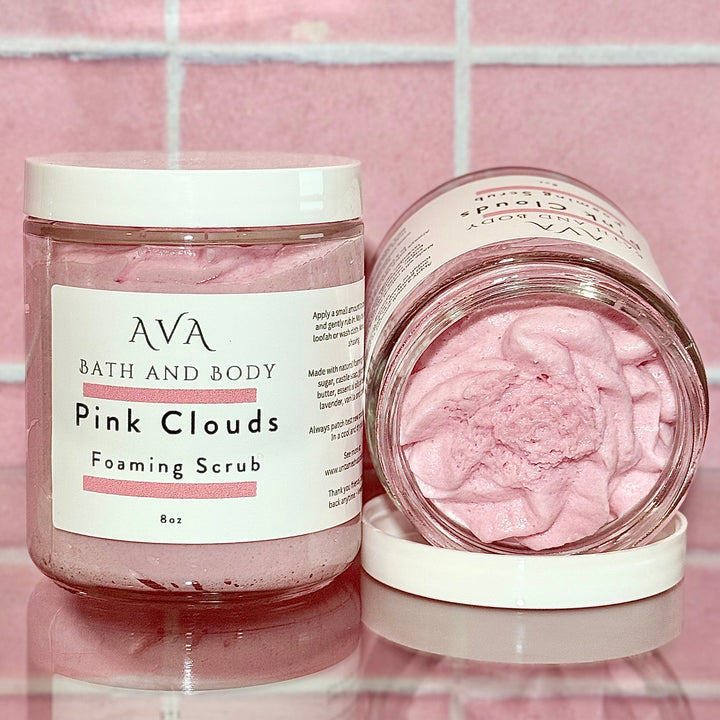 Pink Clouds Foaming Body Scrub